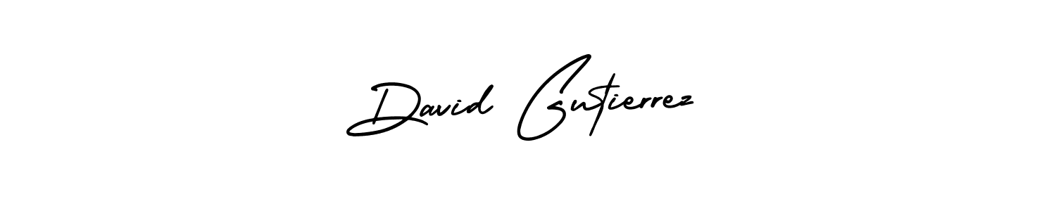 AmerikaSignatureDemo-Regular is a professional signature style that is perfect for those who want to add a touch of class to their signature. It is also a great choice for those who want to make their signature more unique. Get David Gutierrez name to fancy signature for free. David Gutierrez signature style 3 images and pictures png