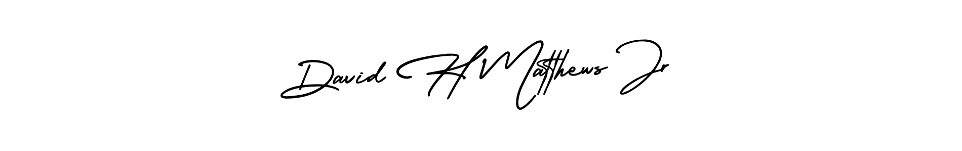 Check out images of Autograph of David H Matthews Jr name. Actor David H Matthews Jr Signature Style. AmerikaSignatureDemo-Regular is a professional sign style online. David H Matthews Jr signature style 3 images and pictures png