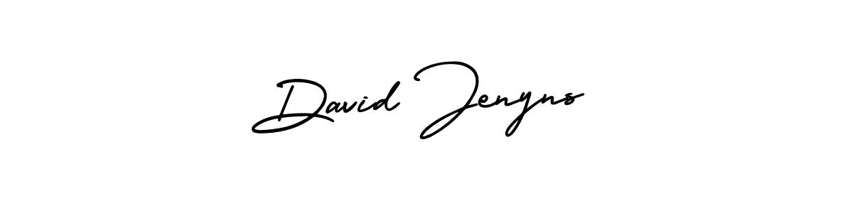 David Jenyns stylish signature style. Best Handwritten Sign (AmerikaSignatureDemo-Regular) for my name. Handwritten Signature Collection Ideas for my name David Jenyns. David Jenyns signature style 3 images and pictures png