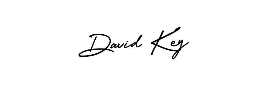 How to make David Key name signature. Use AmerikaSignatureDemo-Regular style for creating short signs online. This is the latest handwritten sign. David Key signature style 3 images and pictures png