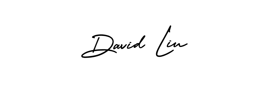 Create a beautiful signature design for name David Liu. With this signature (AmerikaSignatureDemo-Regular) fonts, you can make a handwritten signature for free. David Liu signature style 3 images and pictures png