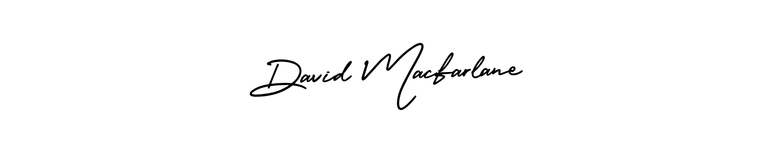 Design your own signature with our free online signature maker. With this signature software, you can create a handwritten (AmerikaSignatureDemo-Regular) signature for name David Macfarlane. David Macfarlane signature style 3 images and pictures png