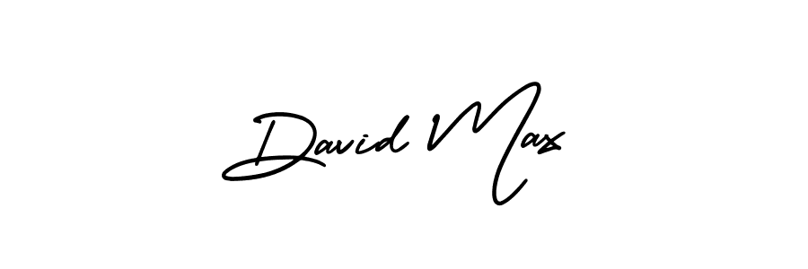 David Max stylish signature style. Best Handwritten Sign (AmerikaSignatureDemo-Regular) for my name. Handwritten Signature Collection Ideas for my name David Max. David Max signature style 3 images and pictures png