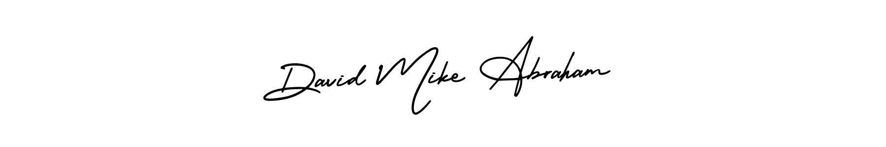 Best and Professional Signature Style for David Mike Abraham. AmerikaSignatureDemo-Regular Best Signature Style Collection. David Mike Abraham signature style 3 images and pictures png