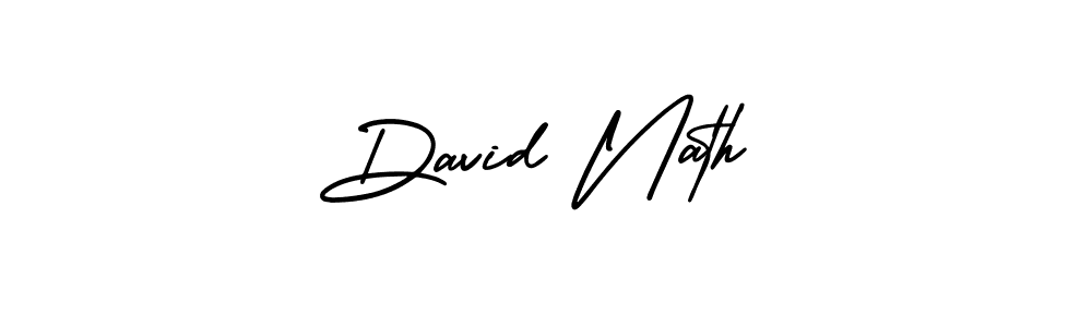 Also You can easily find your signature by using the search form. We will create David Nath name handwritten signature images for you free of cost using AmerikaSignatureDemo-Regular sign style. David Nath signature style 3 images and pictures png