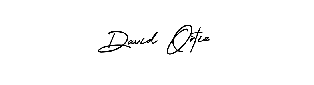 Make a beautiful signature design for name David Ortiz. With this signature (AmerikaSignatureDemo-Regular) style, you can create a handwritten signature for free. David Ortiz signature style 3 images and pictures png