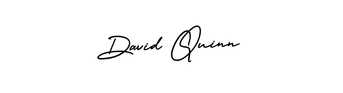 Use a signature maker to create a handwritten signature online. With this signature software, you can design (AmerikaSignatureDemo-Regular) your own signature for name David Quinn. David Quinn signature style 3 images and pictures png
