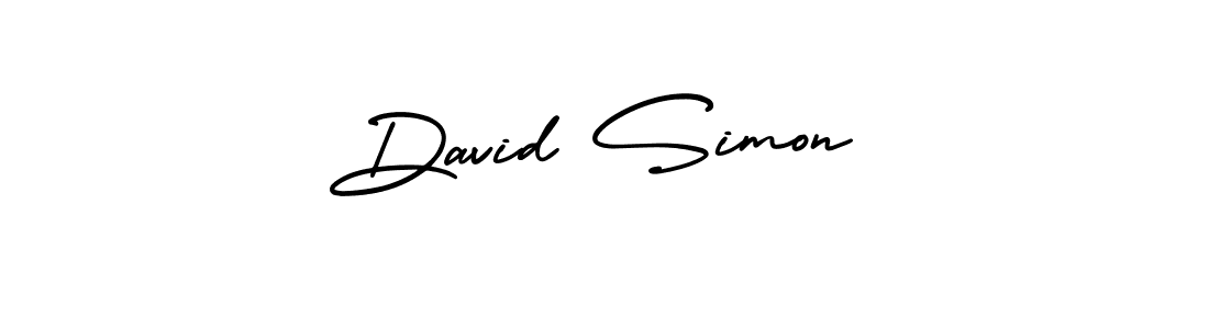 David Simon stylish signature style. Best Handwritten Sign (AmerikaSignatureDemo-Regular) for my name. Handwritten Signature Collection Ideas for my name David Simon. David Simon signature style 3 images and pictures png