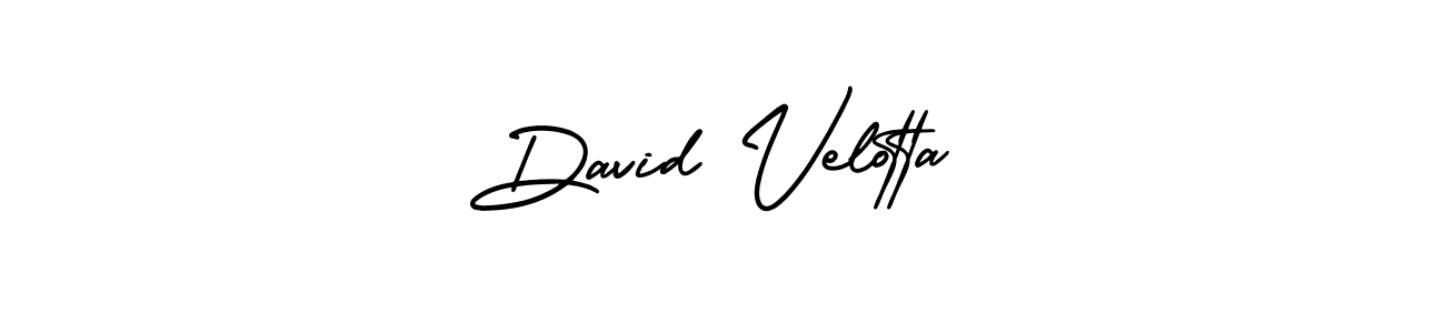 Create a beautiful signature design for name David Velotta. With this signature (AmerikaSignatureDemo-Regular) fonts, you can make a handwritten signature for free. David Velotta signature style 3 images and pictures png