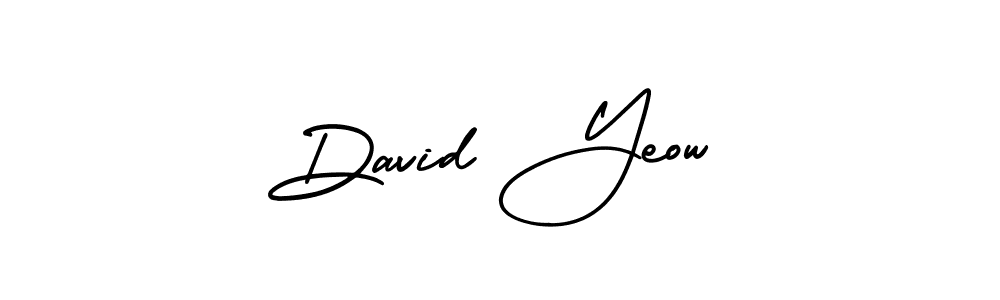 if you are searching for the best signature style for your name David Yeow. so please give up your signature search. here we have designed multiple signature styles  using AmerikaSignatureDemo-Regular. David Yeow signature style 3 images and pictures png