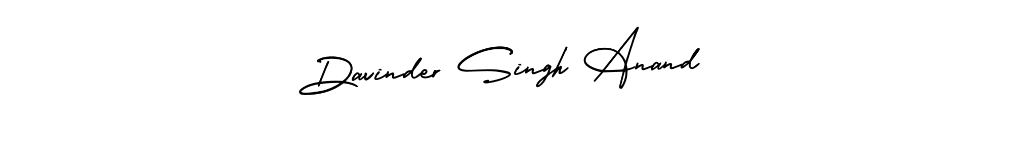 Best and Professional Signature Style for Davinder Singh Anand. AmerikaSignatureDemo-Regular Best Signature Style Collection. Davinder Singh Anand signature style 3 images and pictures png