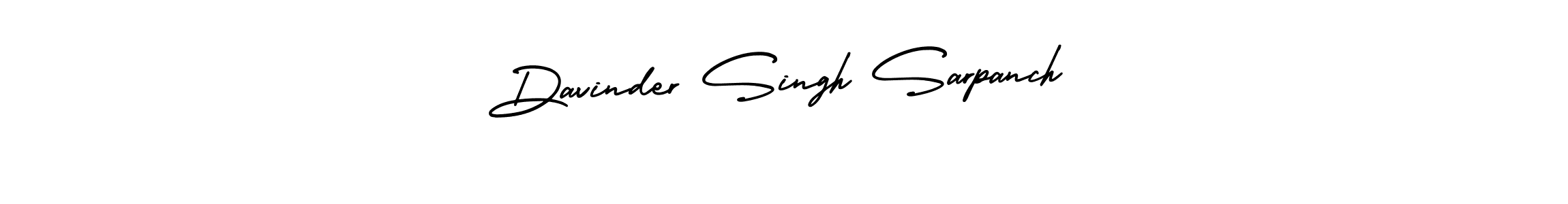 Create a beautiful signature design for name Davinder Singh Sarpanch. With this signature (AmerikaSignatureDemo-Regular) fonts, you can make a handwritten signature for free. Davinder Singh Sarpanch signature style 3 images and pictures png