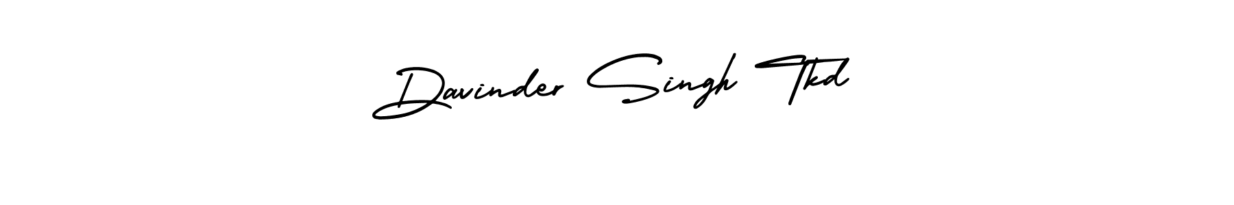 AmerikaSignatureDemo-Regular is a professional signature style that is perfect for those who want to add a touch of class to their signature. It is also a great choice for those who want to make their signature more unique. Get Davinder Singh Tkd name to fancy signature for free. Davinder Singh Tkd signature style 3 images and pictures png