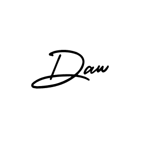 Daw stylish signature style. Best Handwritten Sign (AmerikaSignatureDemo-Regular) for my name. Handwritten Signature Collection Ideas for my name Daw. Daw signature style 3 images and pictures png