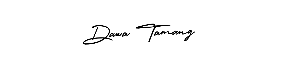 Similarly AmerikaSignatureDemo-Regular is the best handwritten signature design. Signature creator online .You can use it as an online autograph creator for name Dawa Tamang. Dawa Tamang signature style 3 images and pictures png