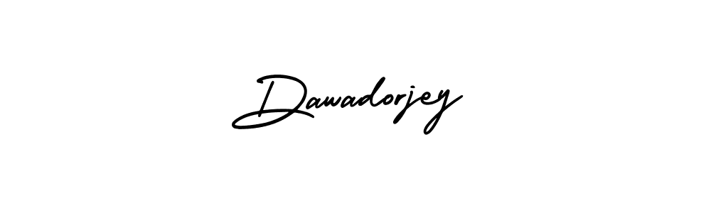 Design your own signature with our free online signature maker. With this signature software, you can create a handwritten (AmerikaSignatureDemo-Regular) signature for name Dawadorjey. Dawadorjey signature style 3 images and pictures png