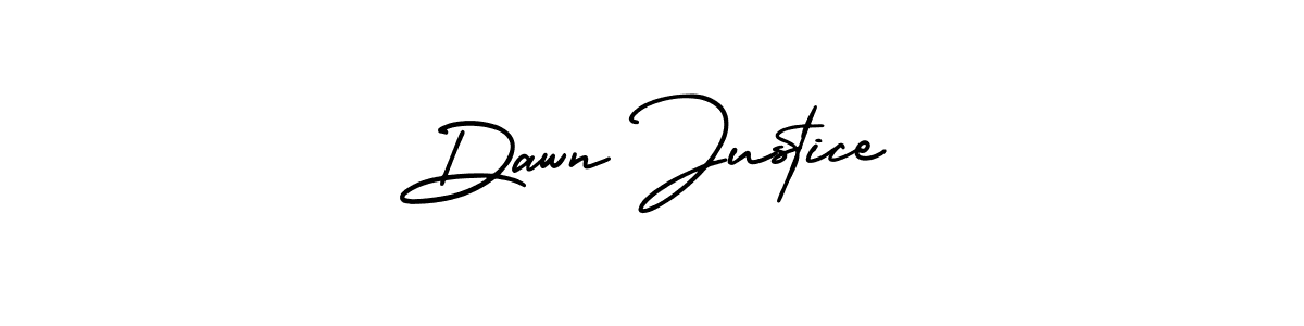 Design your own signature with our free online signature maker. With this signature software, you can create a handwritten (AmerikaSignatureDemo-Regular) signature for name Dawn Justice. Dawn Justice signature style 3 images and pictures png
