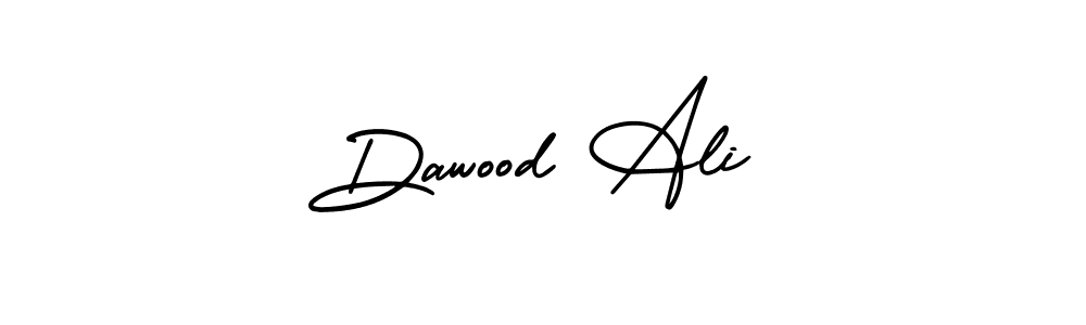 Dawood Ali stylish signature style. Best Handwritten Sign (AmerikaSignatureDemo-Regular) for my name. Handwritten Signature Collection Ideas for my name Dawood Ali. Dawood Ali signature style 3 images and pictures png