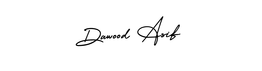 Make a beautiful signature design for name Dawood Asif. With this signature (AmerikaSignatureDemo-Regular) style, you can create a handwritten signature for free. Dawood Asif signature style 3 images and pictures png