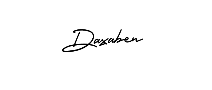 Use a signature maker to create a handwritten signature online. With this signature software, you can design (AmerikaSignatureDemo-Regular) your own signature for name Daxaben. Daxaben signature style 3 images and pictures png