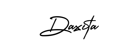 Designed for modern professionals: Daxita name signature crafted with AmerikaSignatureDemo-Regular script. Ready for digital PDF workflows. Daxita signature style 3 images and pictures png