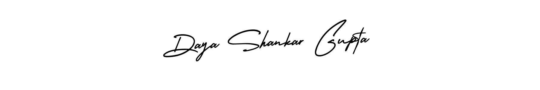 The best way (AmerikaSignatureDemo-Regular) to make a short signature is to pick only two or three words in your name. The name Daya Shankar Gupta include a total of six letters. For converting this name. Daya Shankar Gupta signature style 3 images and pictures png