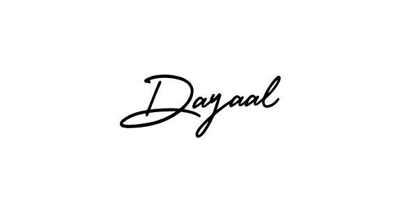 Make a beautiful signature design for name Dayaal. With this signature (AmerikaSignatureDemo-Regular) style, you can create a handwritten signature for free. Dayaal signature style 3 images and pictures png