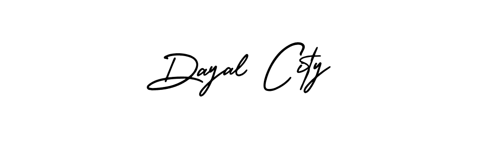 How to make Dayal City signature? AmerikaSignatureDemo-Regular is a professional autograph style. Create handwritten signature for Dayal City name. Dayal City signature style 3 images and pictures png