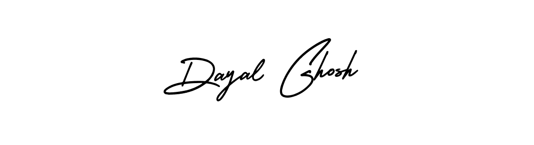 The best way (AmerikaSignatureDemo-Regular) to make a short signature is to pick only two or three words in your name. The name Dayal Ghosh include a total of six letters. For converting this name. Dayal Ghosh signature style 3 images and pictures png