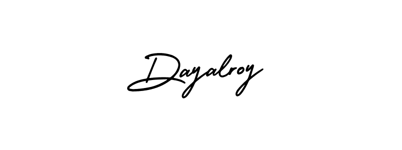 How to make Dayalroy name signature. Use AmerikaSignatureDemo-Regular style for creating short signs online. This is the latest handwritten sign. Dayalroy signature style 3 images and pictures png