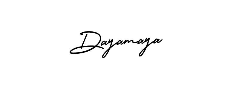 It looks lik you need a new signature style for name Dayamaya. Design unique handwritten (AmerikaSignatureDemo-Regular) signature with our free signature maker in just a few clicks. Dayamaya signature style 3 images and pictures png