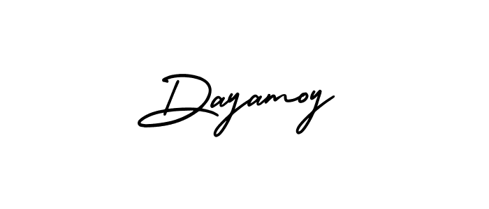 Dayamoy stylish signature style. Best Handwritten Sign (AmerikaSignatureDemo-Regular) for my name. Handwritten Signature Collection Ideas for my name Dayamoy. Dayamoy signature style 3 images and pictures png