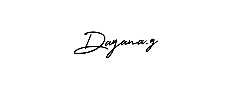 How to make Dayana.g signature? AmerikaSignatureDemo-Regular is a professional autograph style. Create handwritten signature for Dayana.g name. Dayana.g signature style 3 images and pictures png