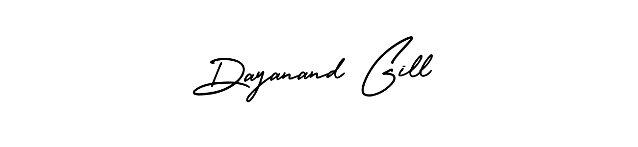 Also You can easily find your signature by using the search form. We will create Dayanand Gill name handwritten signature images for you free of cost using AmerikaSignatureDemo-Regular sign style. Dayanand Gill signature style 3 images and pictures png