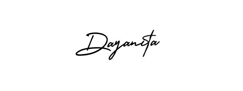 The best way (AmerikaSignatureDemo-Regular) to make a short signature is to pick only two or three words in your name. The name Dayanita include a total of six letters. For converting this name. Dayanita signature style 3 images and pictures png