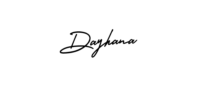 Make a beautiful signature design for name Dayhana. With this signature (AmerikaSignatureDemo-Regular) style, you can create a handwritten signature for free. Dayhana signature style 3 images and pictures png