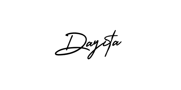 How to make Dayita name signature. Use AmerikaSignatureDemo-Regular style for creating short signs online. This is the latest handwritten sign. Dayita signature style 3 images and pictures png