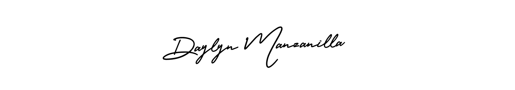 How to make Daylyn Manzanilla signature? AmerikaSignatureDemo-Regular is a professional autograph style. Create handwritten signature for Daylyn Manzanilla name. Daylyn Manzanilla signature style 3 images and pictures png