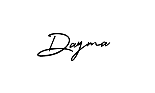 Use a signature maker to create a handwritten signature online. With this signature software, you can design (AmerikaSignatureDemo-Regular) your own signature for name Dayma. Dayma signature style 3 images and pictures png