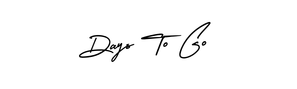 Make a beautiful signature design for name Days To Go. With this signature (AmerikaSignatureDemo-Regular) style, you can create a handwritten signature for free. Days To Go signature style 3 images and pictures png