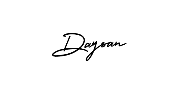 Also You can easily find your signature by using the search form. We will create Daysan name handwritten signature images for you free of cost using AmerikaSignatureDemo-Regular sign style. Daysan signature style 3 images and pictures png