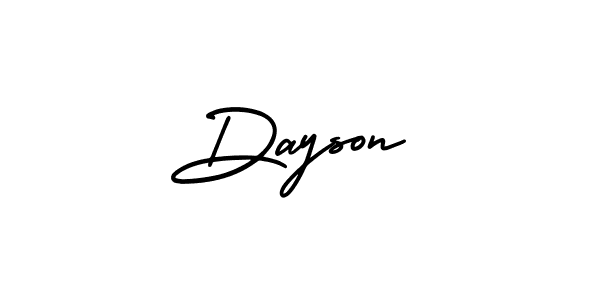 How to make Dayson signature? AmerikaSignatureDemo-Regular is a professional autograph style. Create handwritten signature for Dayson name. Dayson signature style 3 images and pictures png