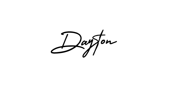 It looks lik you need a new signature style for name Dayton. Design unique handwritten (AmerikaSignatureDemo-Regular) signature with our free signature maker in just a few clicks. Dayton signature style 3 images and pictures png