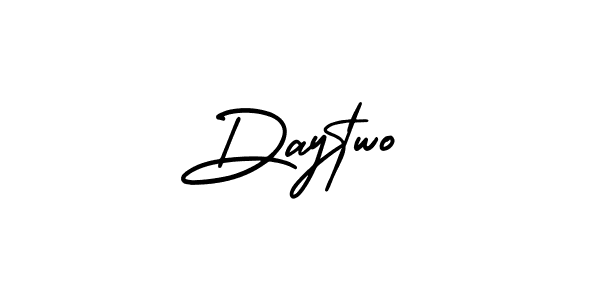 How to Draw Daytwo signature style? AmerikaSignatureDemo-Regular is a latest design signature styles for name Daytwo. Daytwo signature style 3 images and pictures png