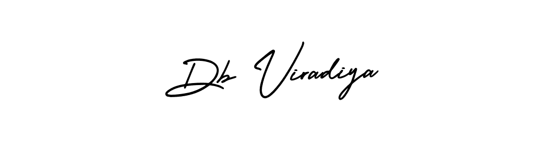 Design your own signature with our free online signature maker. With this signature software, you can create a handwritten (AmerikaSignatureDemo-Regular) signature for name Db Viradiya. Db Viradiya signature style 3 images and pictures png