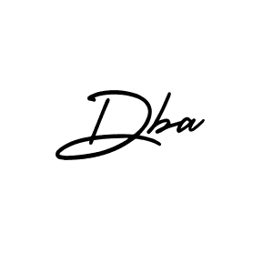 Dba stylish signature style. Best Handwritten Sign (AmerikaSignatureDemo-Regular) for my name. Handwritten Signature Collection Ideas for my name Dba. Dba signature style 3 images and pictures png