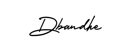A timeless handwritten aesthetic for Dbandhe. The AmerikaSignatureDemo-Regular font gives your signature a handcrafted feel with natural curves. Dbandhe signature style 3 images and pictures png