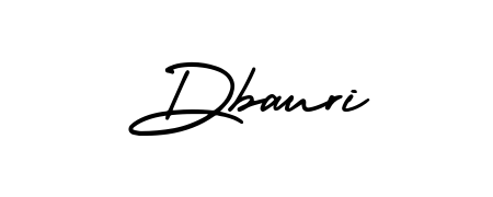 Get inspired by this graceful AmerikaSignatureDemo-Regular signature style for name Dbauri. Smooth loops and balanced proportions for everyday use. Dbauri signature style 3 images and pictures png