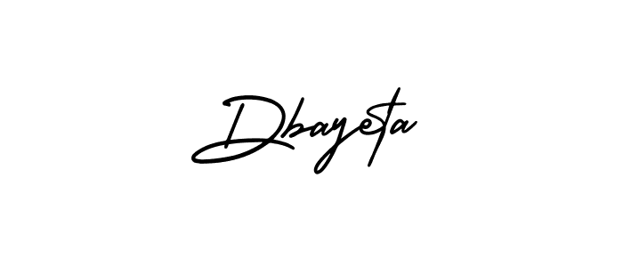 Design your own signature with our free online signature maker. With this signature software, you can create a handwritten (AmerikaSignatureDemo-Regular) signature for name Dbayeta. Dbayeta signature style 3 images and pictures png