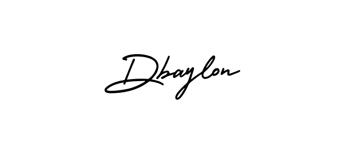 Design your own signature with our free online signature maker. With this signature software, you can create a handwritten (AmerikaSignatureDemo-Regular) signature for name Dbaylon. Dbaylon signature style 3 images and pictures png